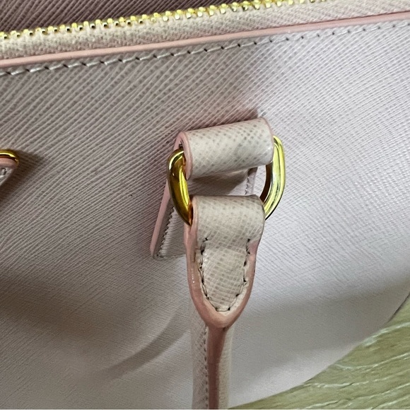 PRADA Prada Saffiano Lux Orchidea Medium Double Zip Tote Bag - Picture 12 of 16